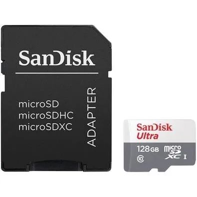 MICRO SD SANDISK 128GB ULTRA CL10