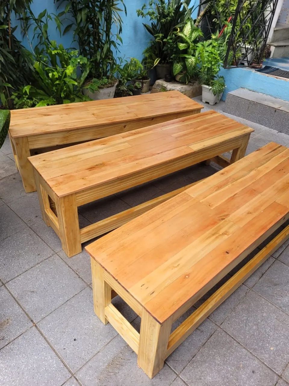 Banco de madeira em pallet  - Foto 2