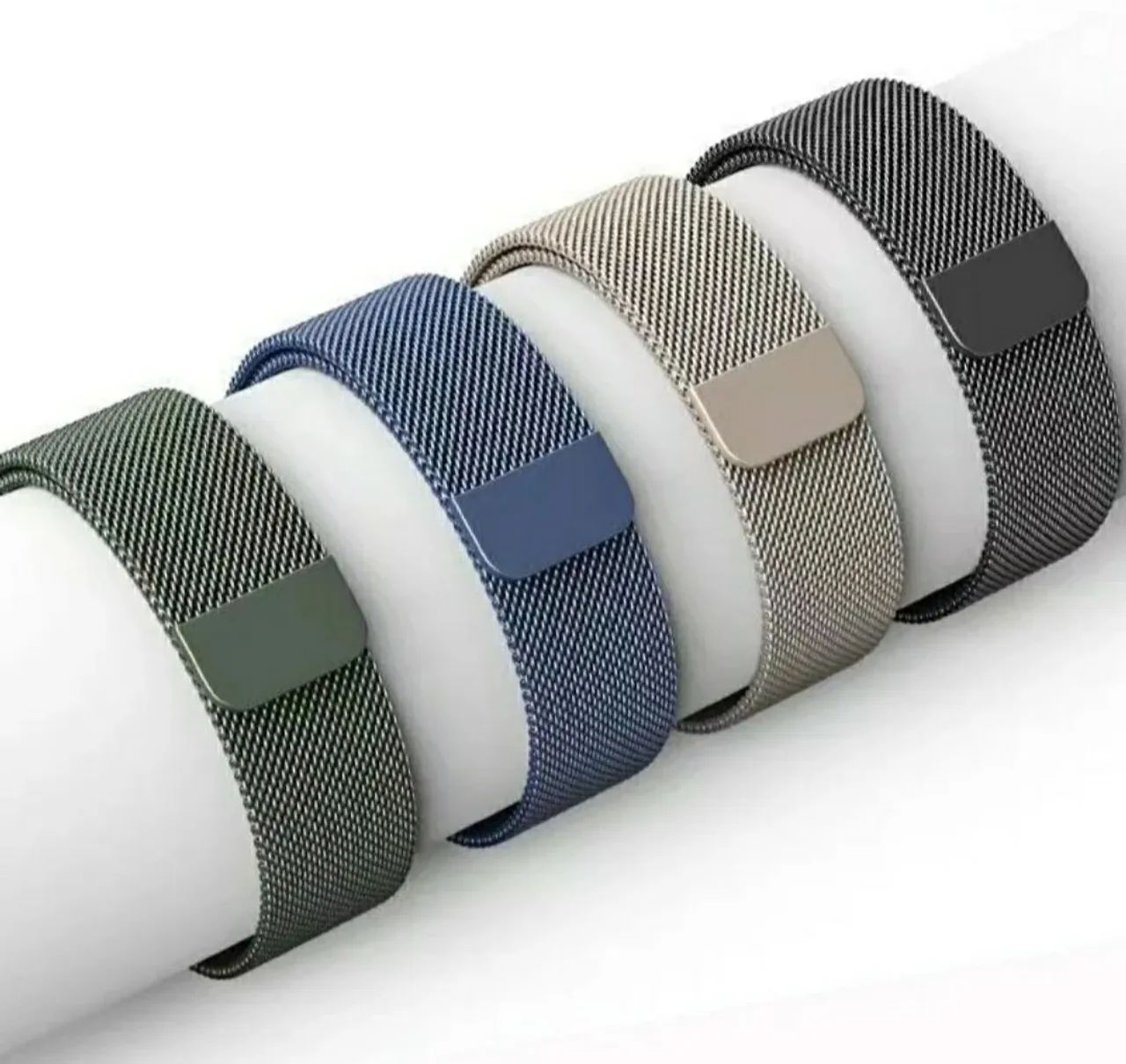 Pulseira Milanese Compatível com APPLE WATCH, linha ULTRA e linha IWO. Várias Cores  - Foto 6