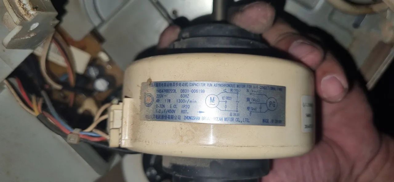 Motor do rotor do  Ar Condicionado split Samsung  inverter  - Foto 2