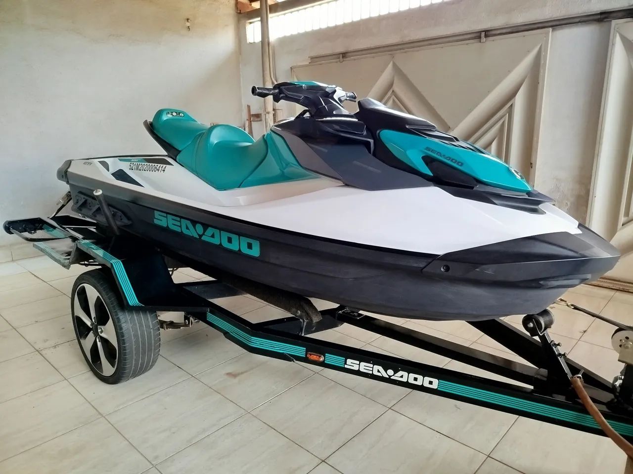 Jet seadoo GTI 130 ano 2020 com 77 horas. - Foto 9