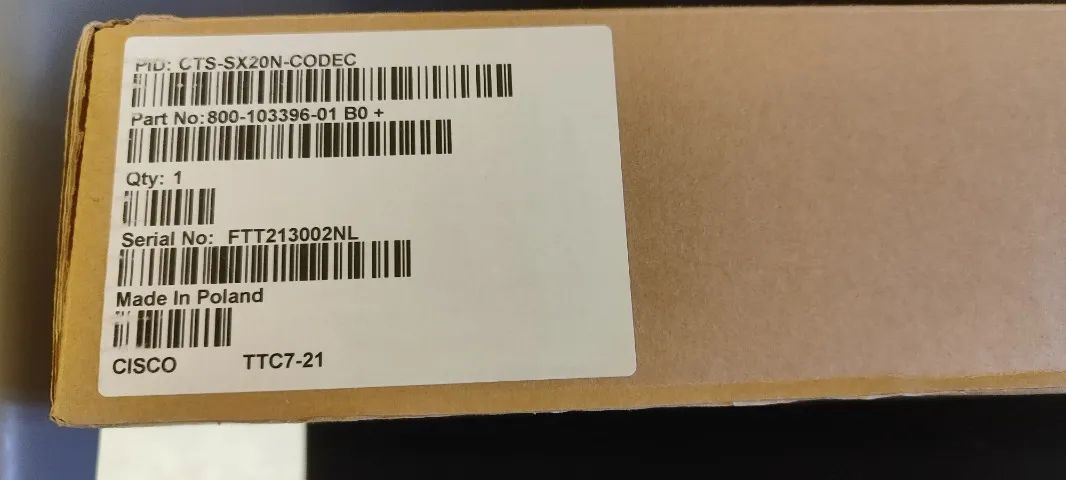 Sistema de videoconferência Cisco Telepresence TTC7-21 CTS-SX20CODEC - Foto 2
