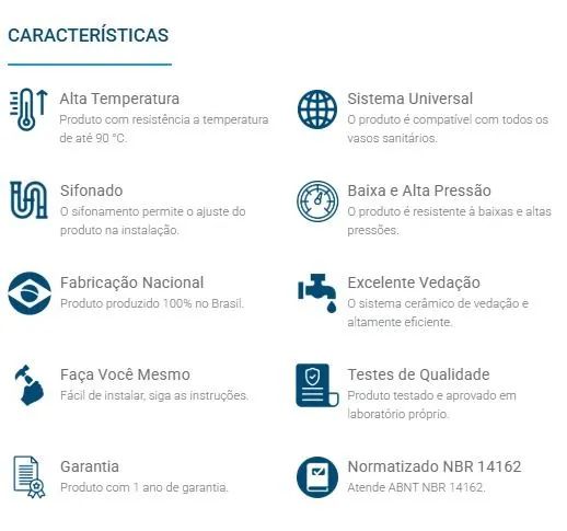 Sifão tubo extensivo universal Blukit (Unidade) - Foto 4