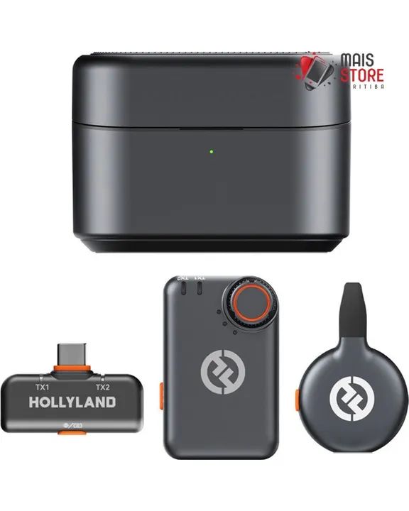 Microfone de Lapela sem fio Hollyland Lark M2S (Novo-Lacrado) - Foto 4