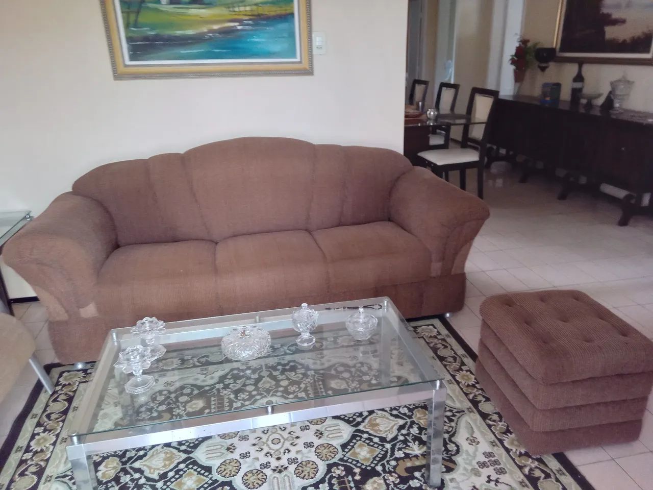 Sofá 3 Lugares em ótimo estado - Foto 3