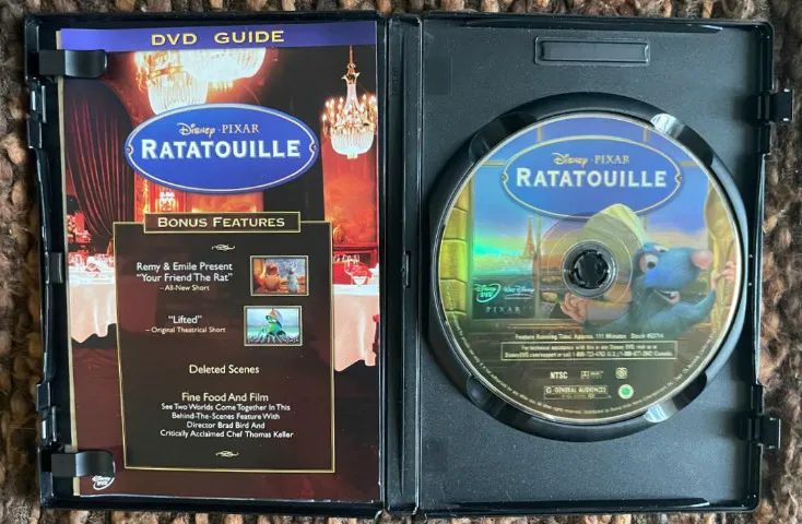 DVD DISNEY PIXAR RATATOUILLE CAPA DUPLA IMPORTADO ACEITO OLX PAY - Foto 2