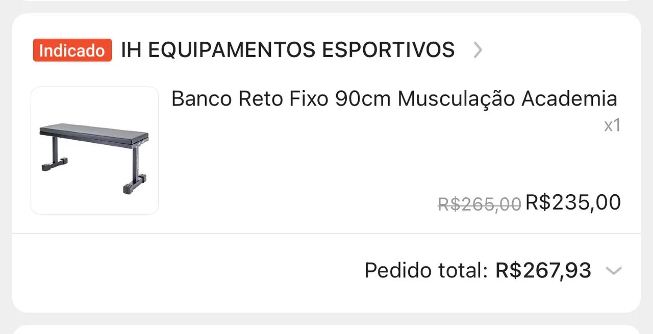 Banco de academia simples - Foto 2