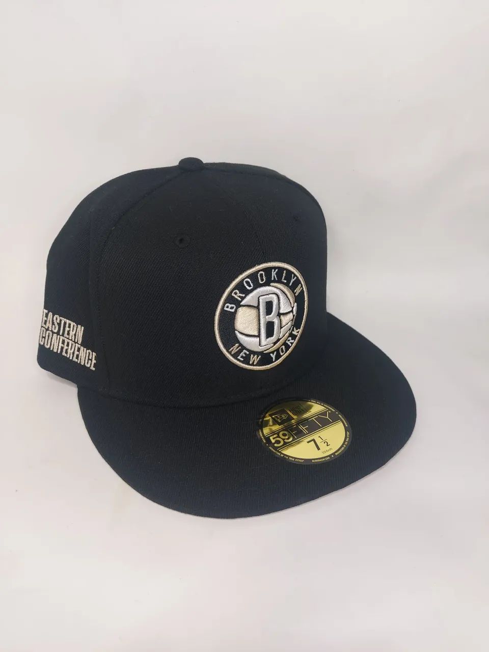 Boné Brooklyn Nets preto - New Era - aba reta - Nba - Basquete - 59fifty 