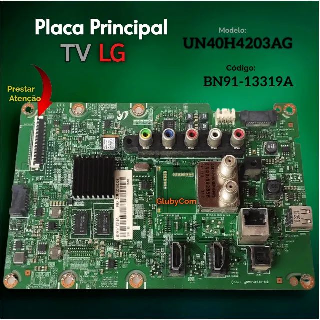 PLACA PRINCIPAL TV LED SAMSUNG UN40H4203AG CÓDIGO: BN91-13319A