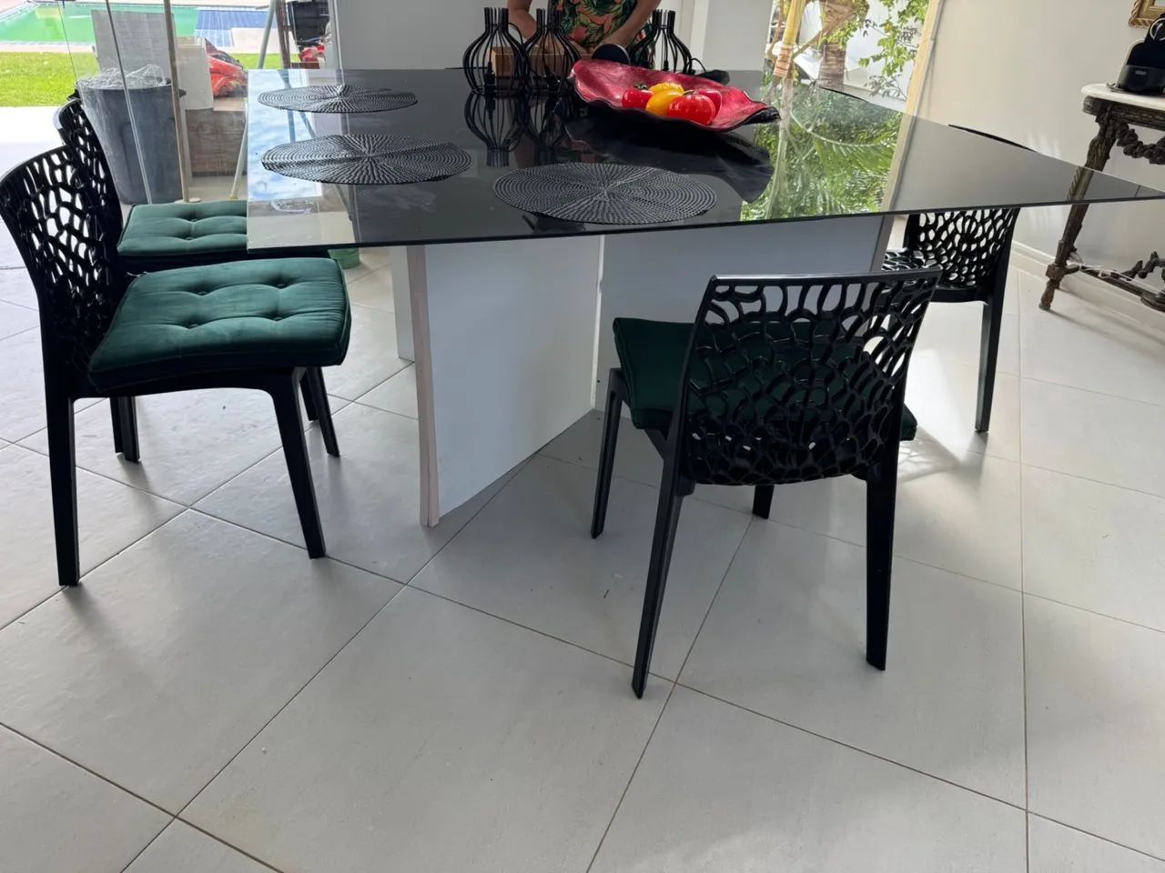 Tampo de vidro para mesa 