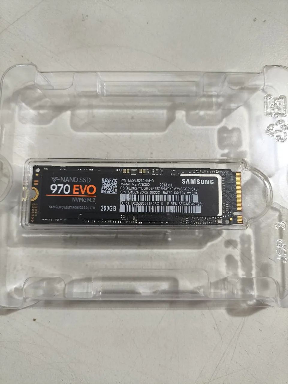 SSD Samsung 970 EVO NVMe M.2 250GB - Foto 4