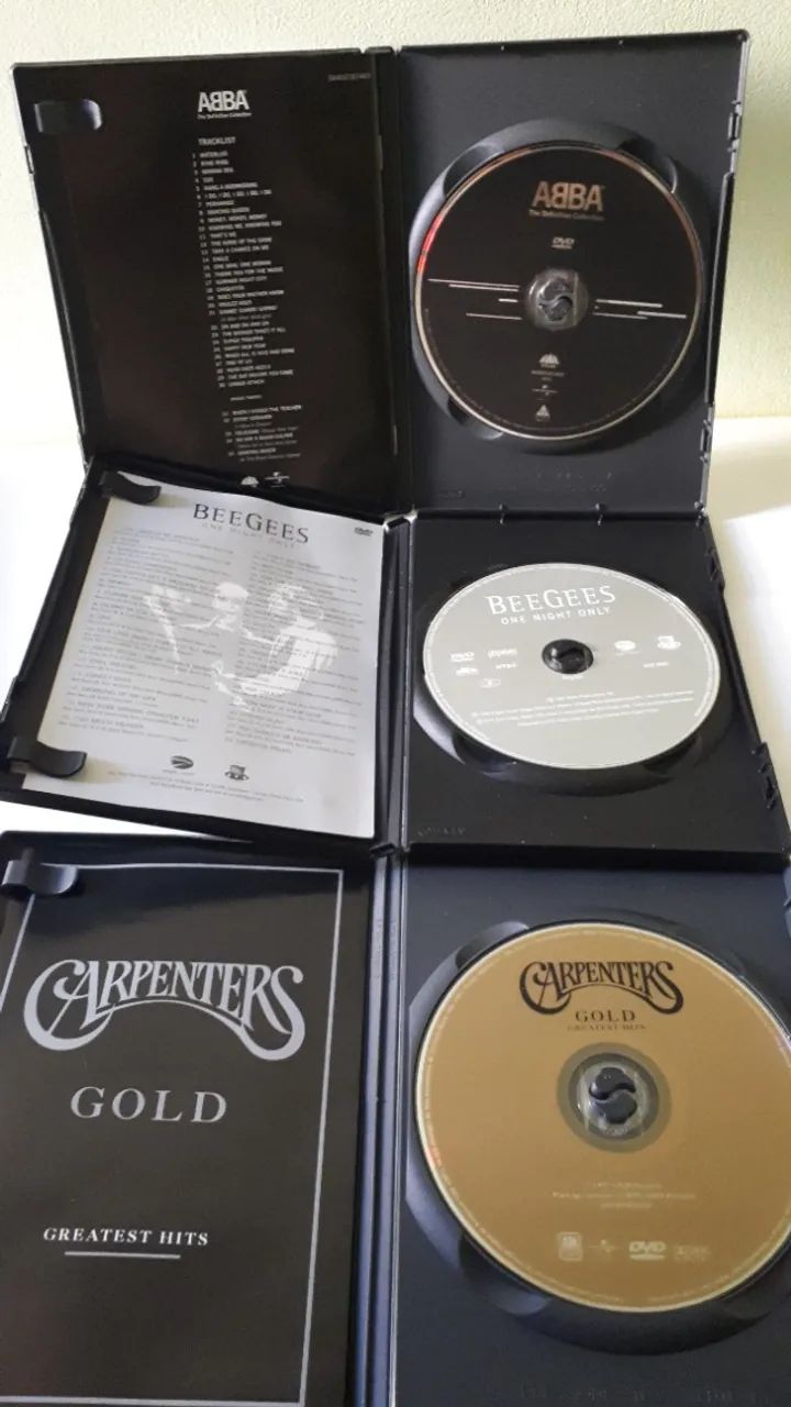 Kit 03 Dvds Abba, Bee Gees e Carpenters Originais  - Foto 4