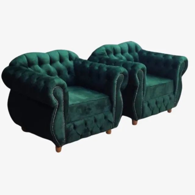 Poltrona Chesterfield Veludo Nova Direto da Fábrica - Foto 3