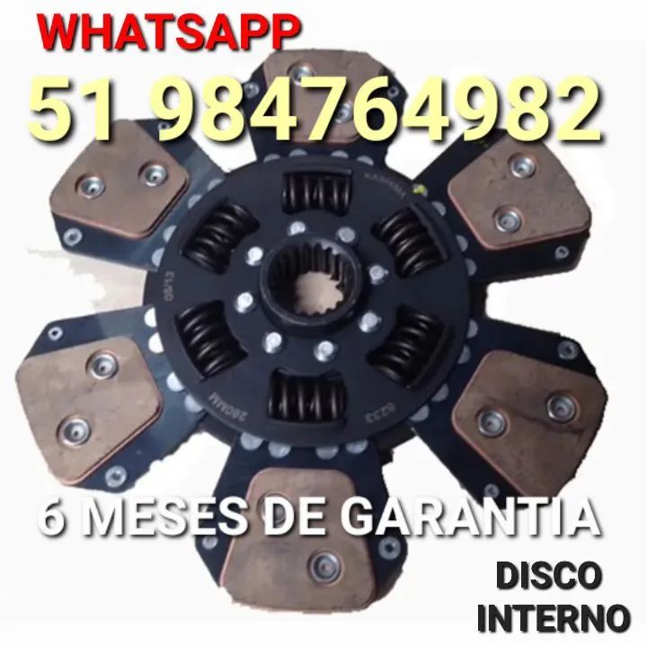 EMBREAGEM DUPLA-PLATO E DISCO INT. E EXT. DO TRATOR JOHN DEERE 5403-5600-5605-5607-5700 - Foto 3