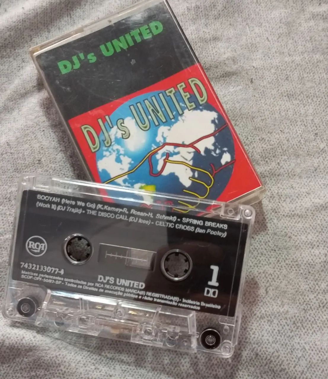 Fita cassete K7 DJ'S UNITED RARA!