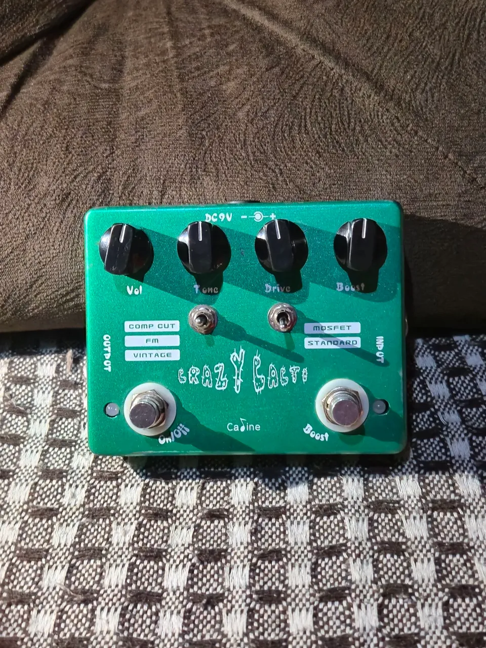 Pedal de guitarra Overdrive Crazy Cacti