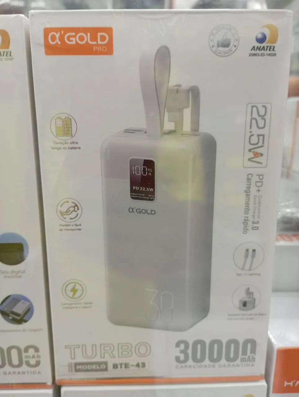 Power Bank A'Gold Pro 30000 mAh 22.5W Turbo