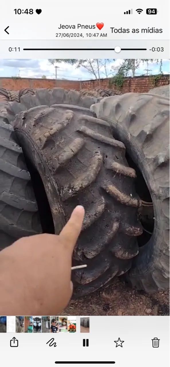 Venda de capas ,pneus meia vida,câmara de ar, rodas agrícolas consultar medidas . - Foto 5