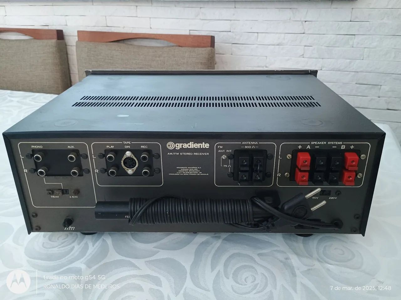 RECEIVER  Gradiente AM/FM Estéreo s95 ( n°9 )
