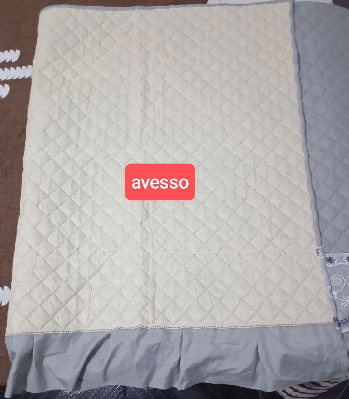 Meia colcha com babado. - Foto 5