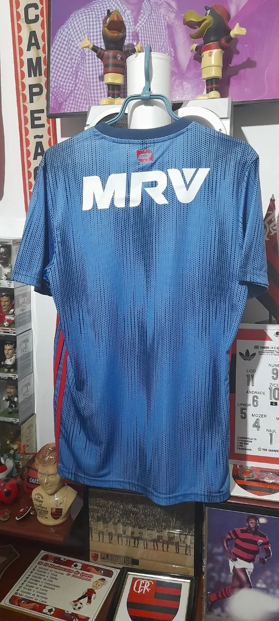 Camisa flamengo adidas 2018 ( azul  ) - Foto 2