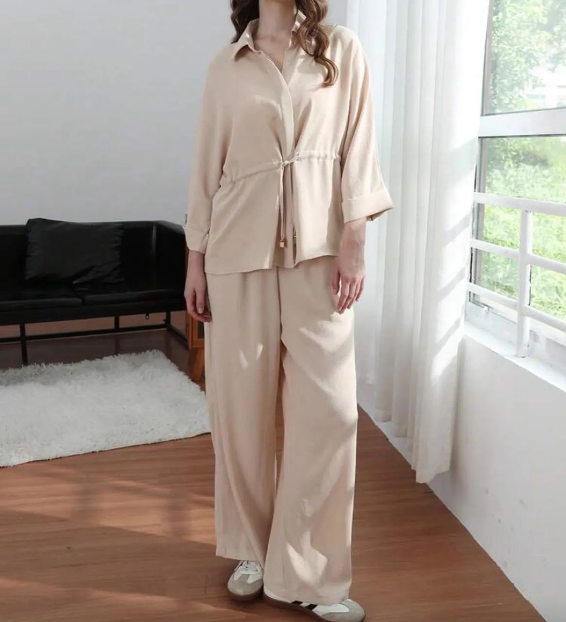 Conjunto bege feminino  - Foto 4