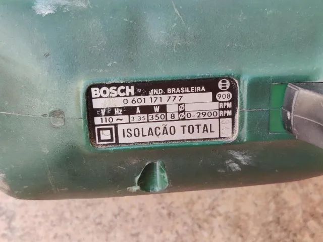 Furadeira de Impacto Profissional Bosch 110V 127V Alvenaria Aço Madeira modelo anos 80 - Foto 6
