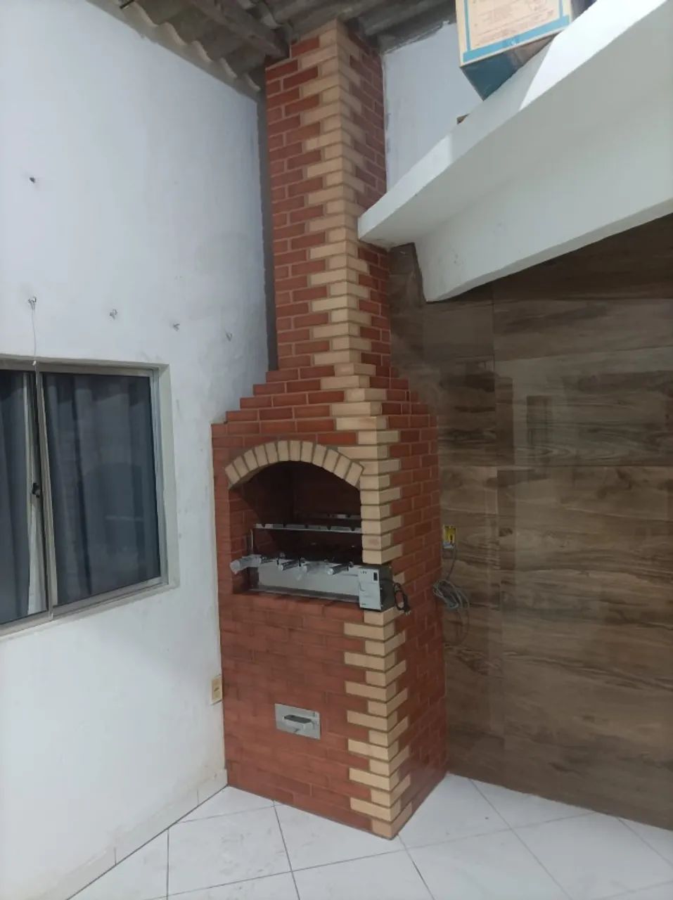 CHURRASQUEIRA ALVENARIA 90CM COM KIT GIRATÓRIO - Foto 2