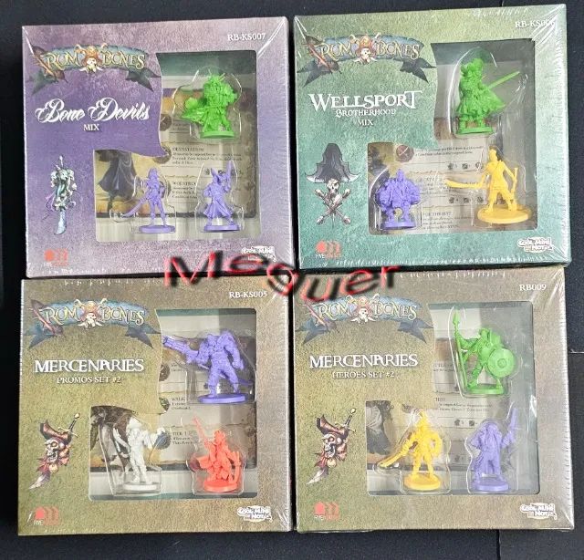 Rum & Bones + extras Novo Boardgame Importado Jogo de Tabuleiro Kickstarter - Foto 4