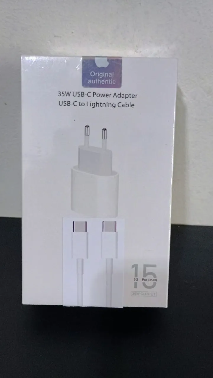 Carregador Apple 35W USB-C para iPhone 15 ou +/ MEGA PROMOÇÃO