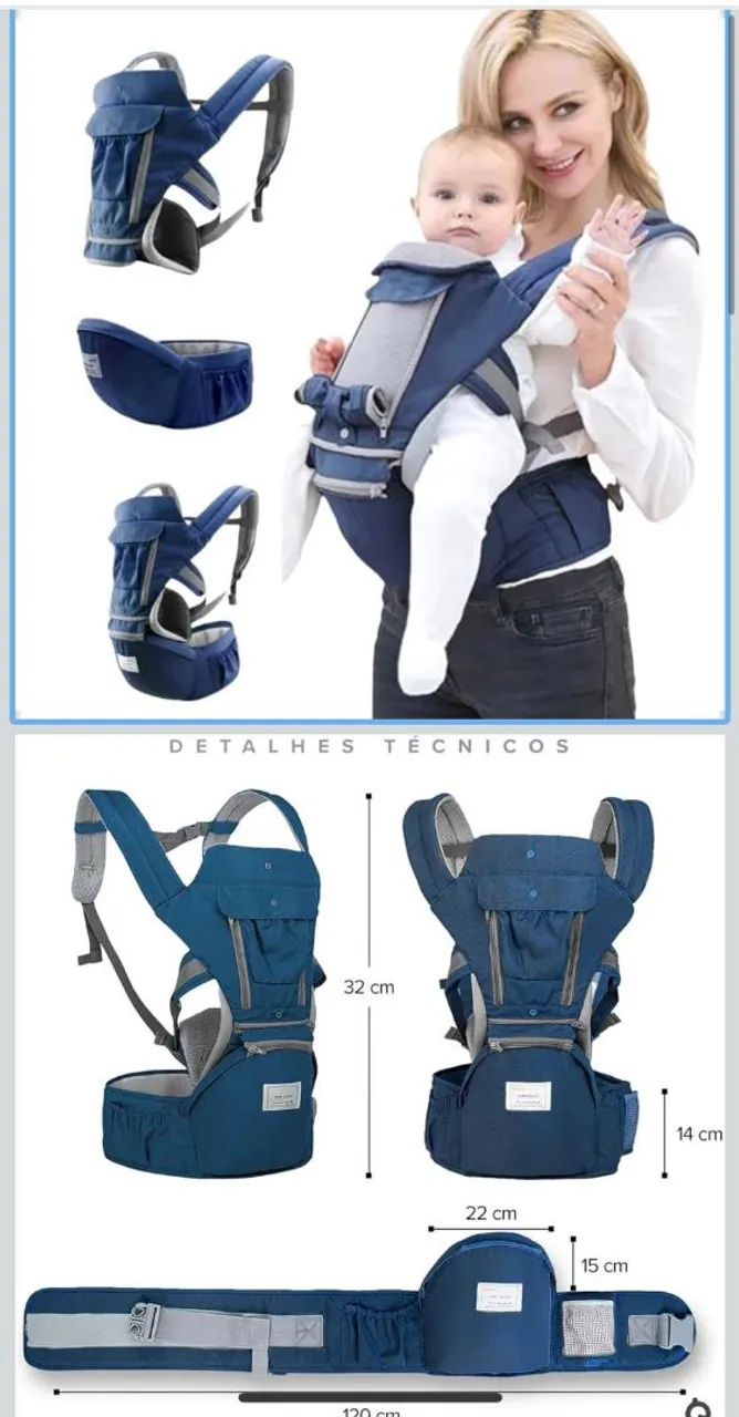 VENDO BOLSA CANGURU PARA BEBE NOVISSIMA  - Foto 2