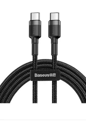 Cabo USB-C para Celular Baseus - PD 3.0 60W - Novo - Foto 2