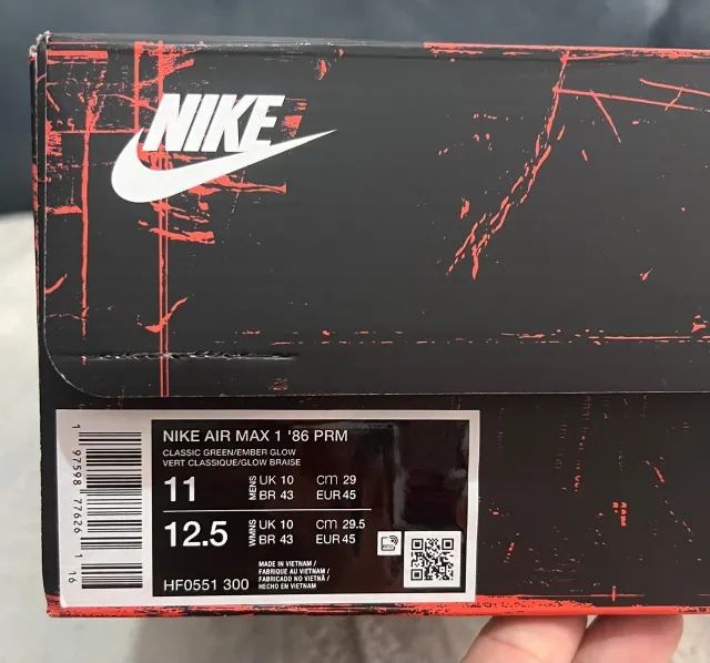 Tênis Air Max 1 '86 Powerwall 100% Original - Foto 5
