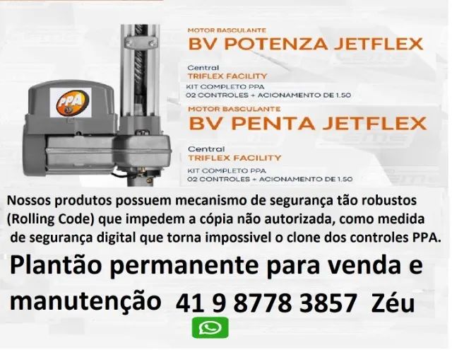 Motor de portão basculante