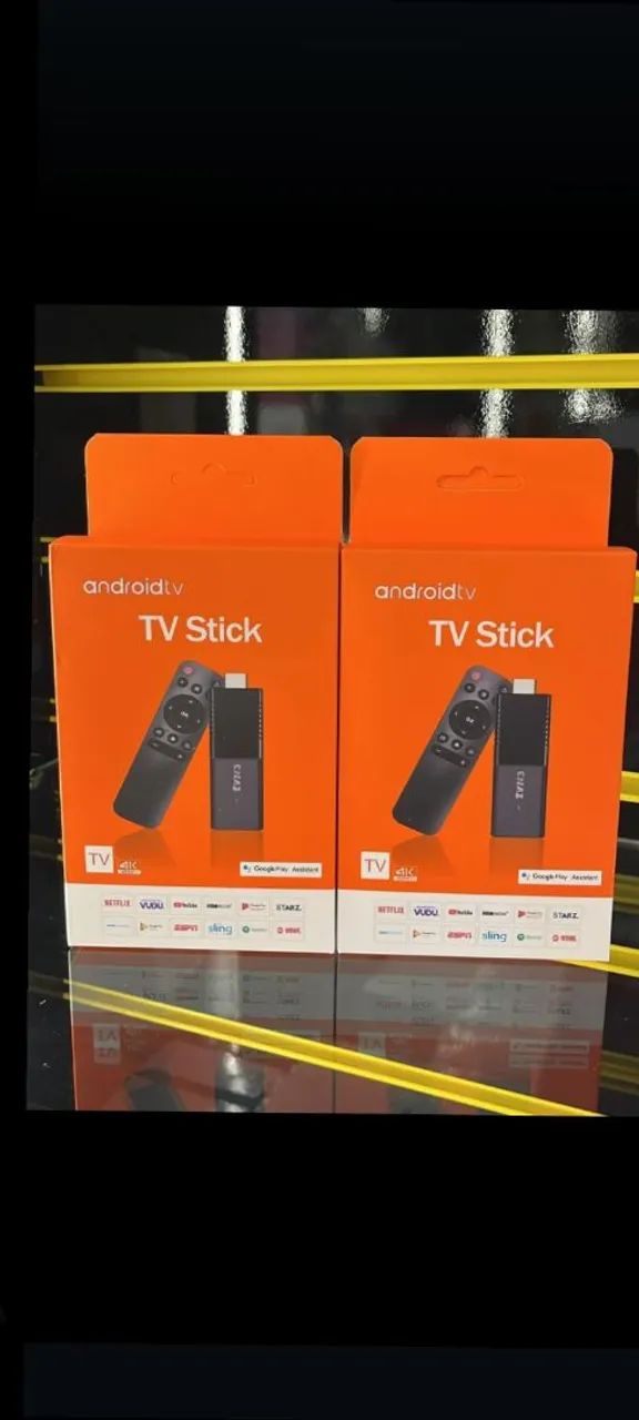 Android TV Stick 4K - Novos com garantia