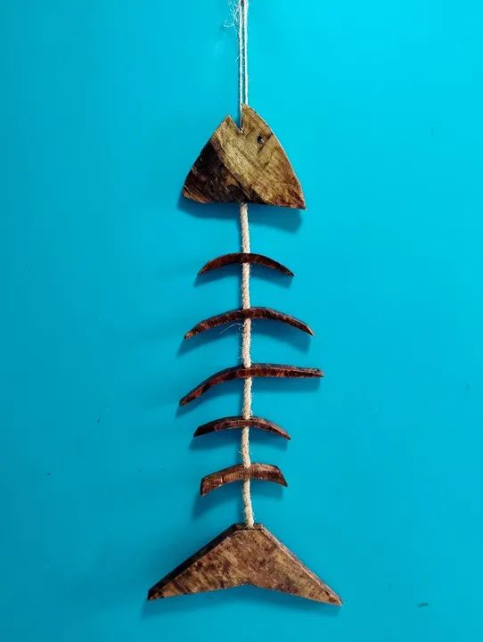 Espinha de Peixe Decorativa de Madeira - Foto 2