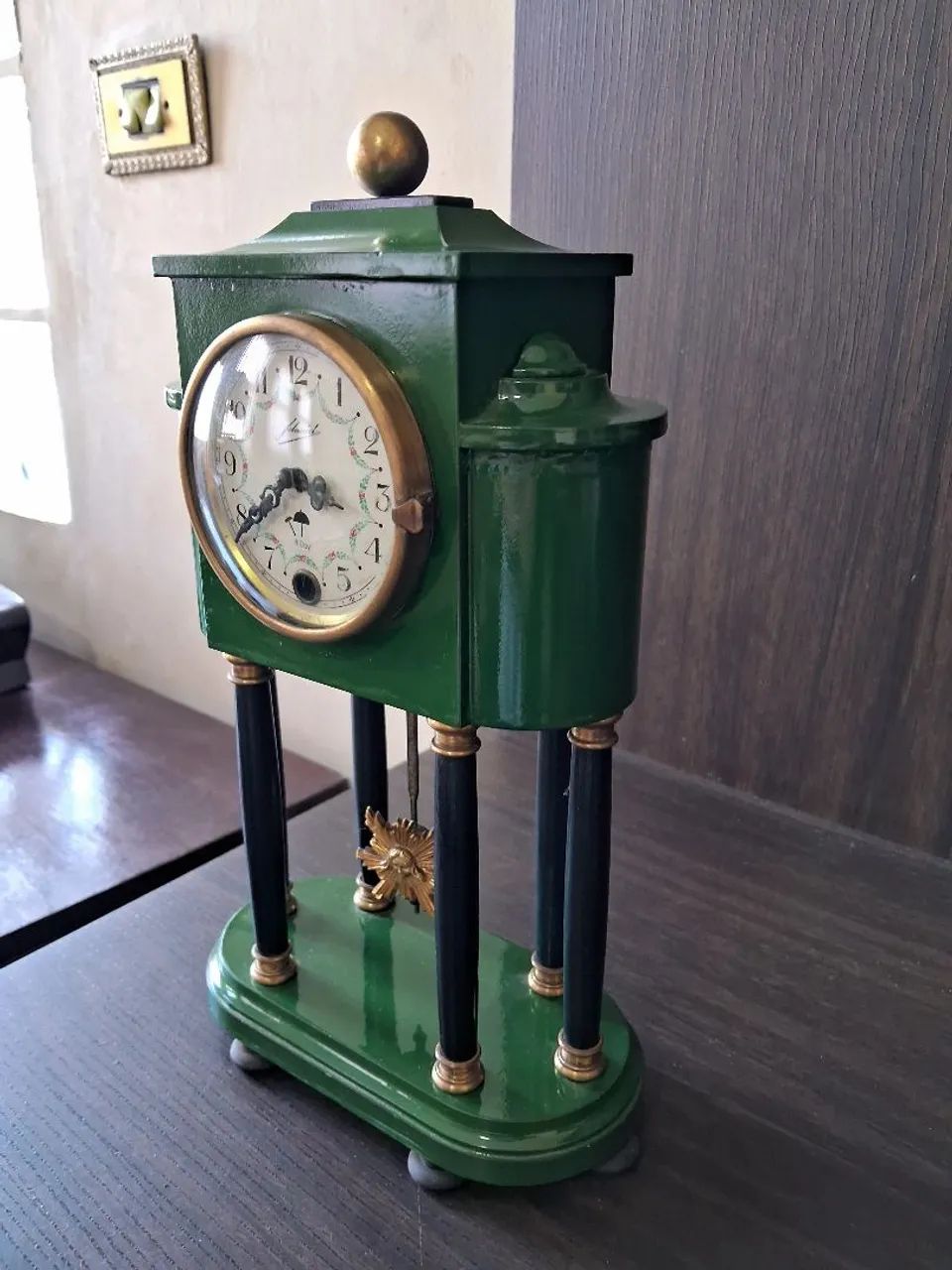 Relógio de mesa alemão Schmid 65580480048897124