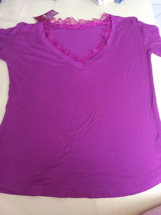 Blusa feminina de malha tamanho unico - Foto 2