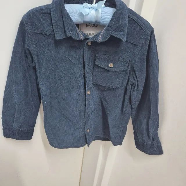 Jaqueta infantil veludo tam 2