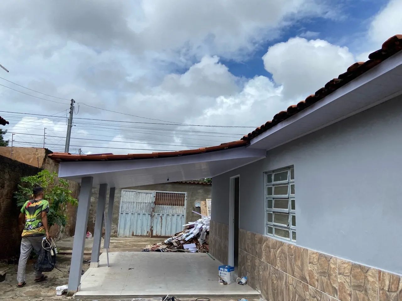Forro PVC já instalado, manutenção e divisória.
