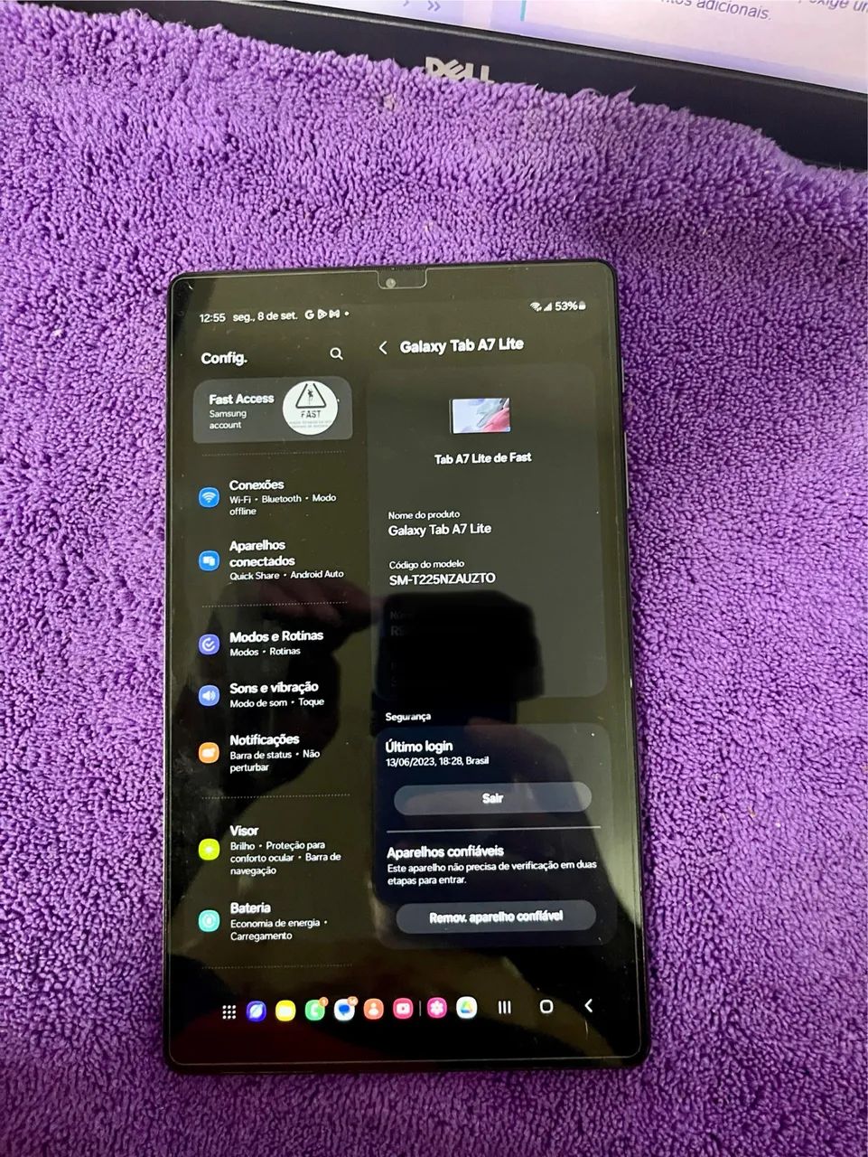 Samsung Galaxy Tab A7 Lite 8,7'' 4g Ram 64gb Grafite