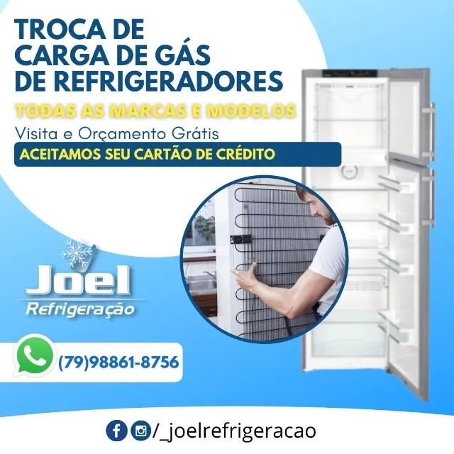 Conserto e carga de gás no refrigerador ou freezer - orçamento grátis  - Foto 3