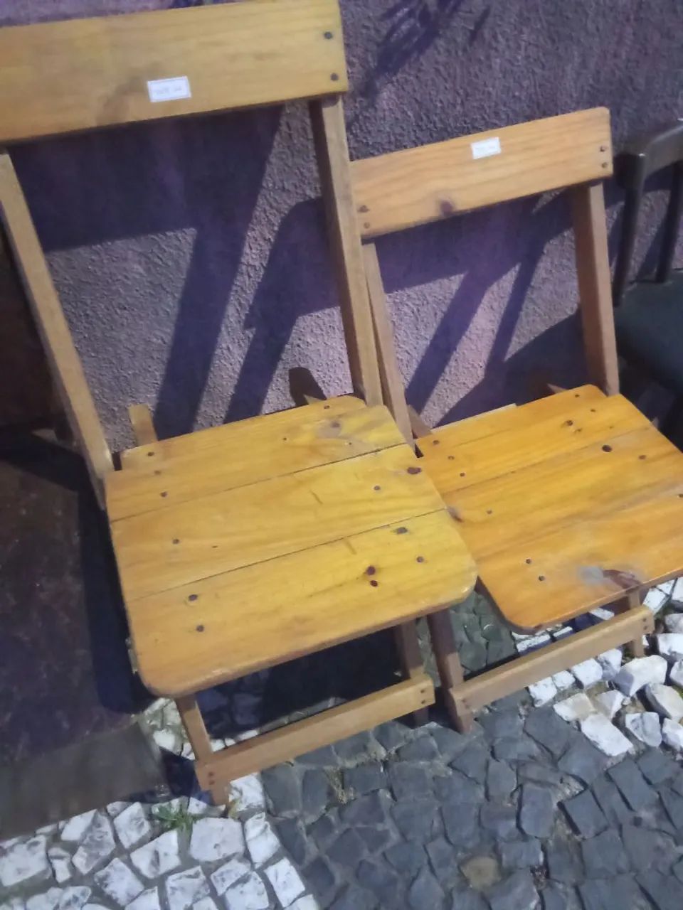 Cadeiras de madeira dobráveis - ótimo estado! - Foto 3