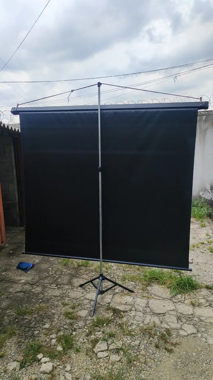 Tela Retrátil de Projetor + Tripé64573372984835122