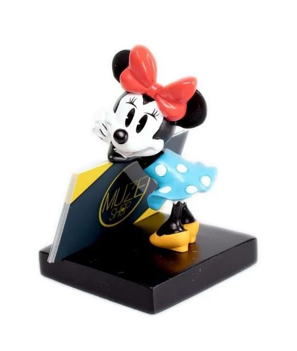 Porta cartão estátua Minnie + fone bluetooth Disney