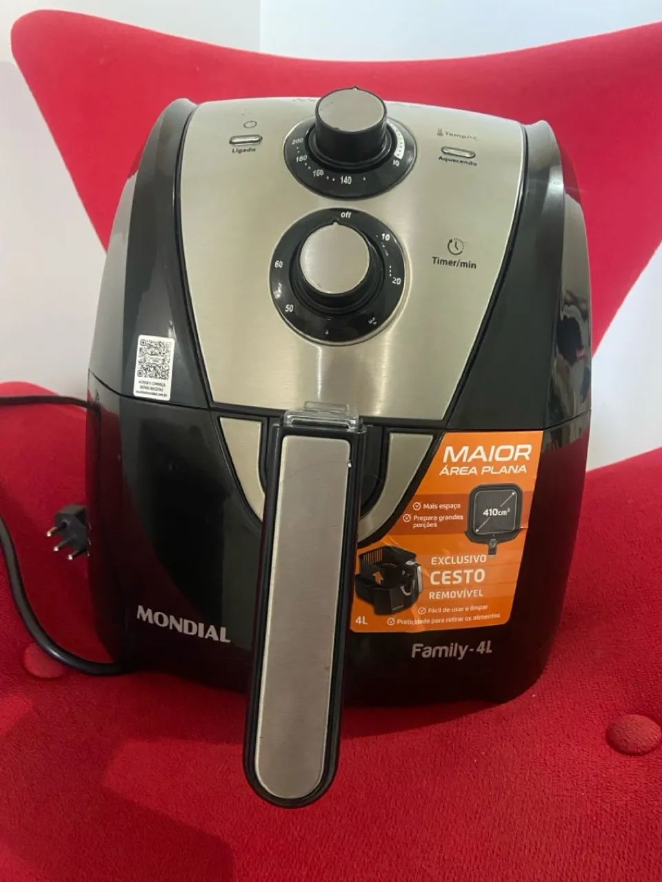 Air Fryer Mondial Family 4L - Novo - Foto 5
