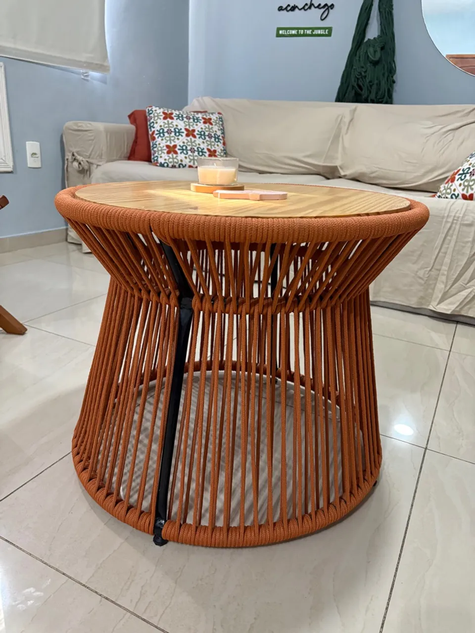 Mesa de centro terracota