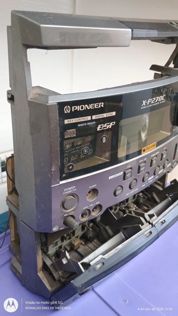 Painel frontal som Pioneer x-p270c  - Foto 4