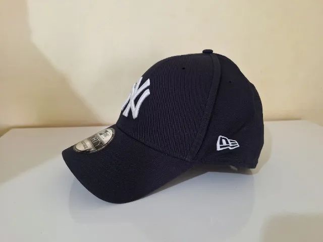 Boné New Era Aba Curva de Algodão MLB New York Yankees Original - Foto 2