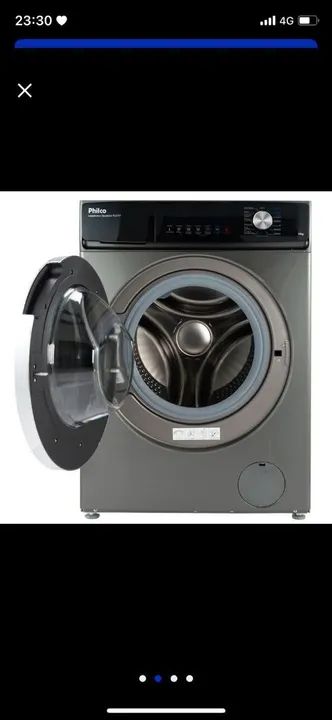 Lava e Seca Philco 16 Programas Eco Inverter 10kg Inox PLS11T - 110V - Foto 2